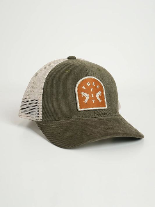Doubled Up Trucker Hat, Smokey Olive