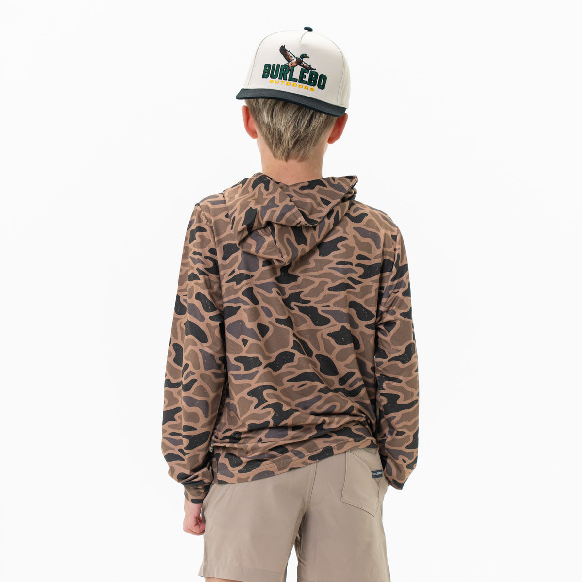 Youth - Fleece Hoodie - Gauge Camo: Medium (8)