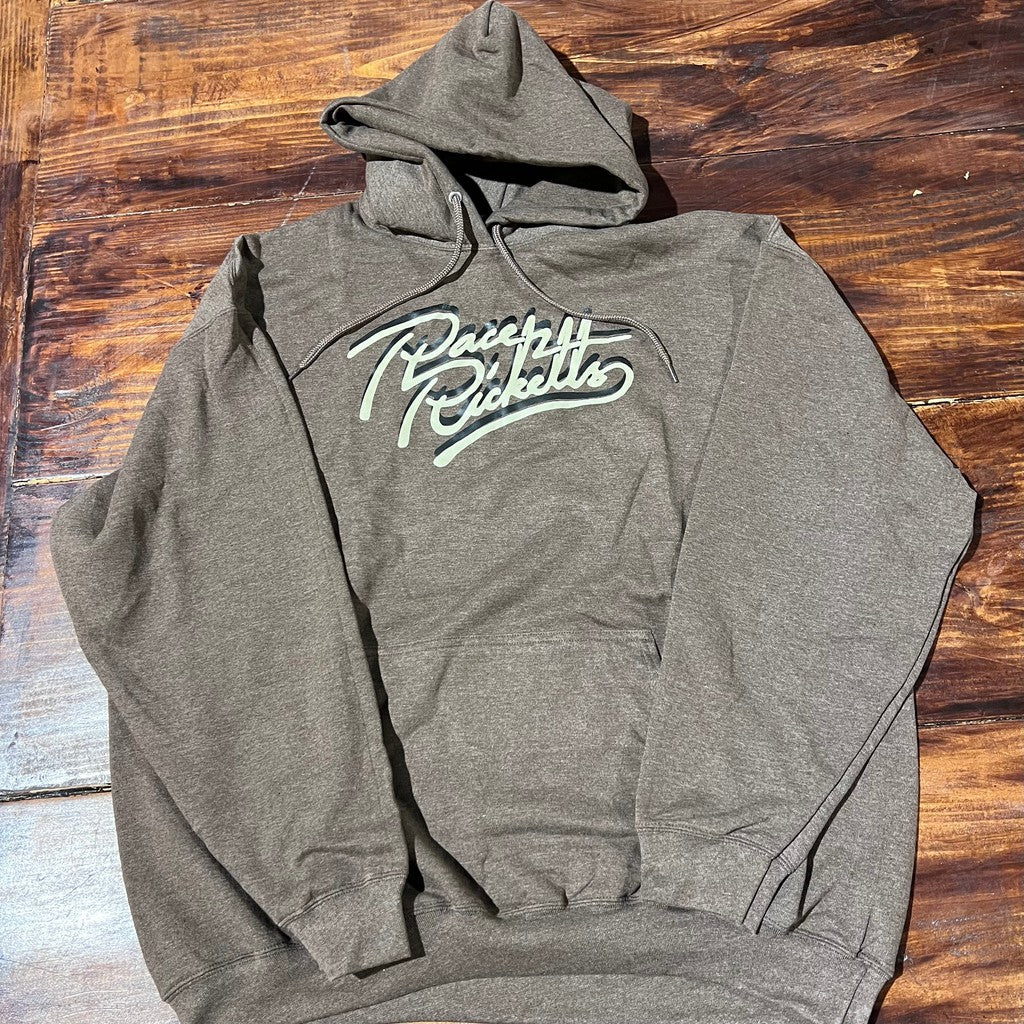 Race Ricketts Heather Brown Hoodie