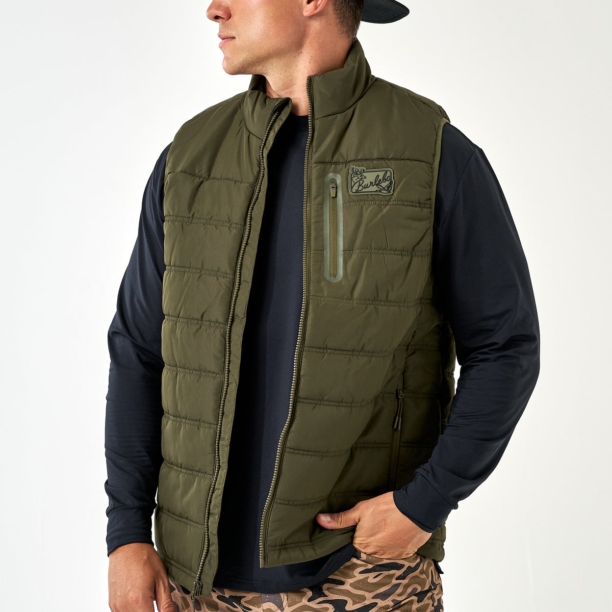 Puffer Vest - Mallard Green