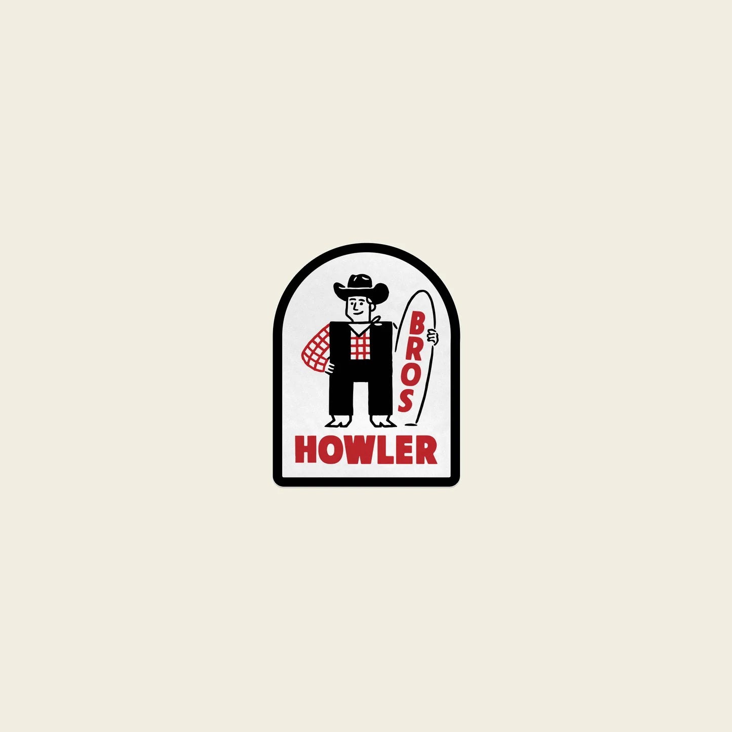 Howler Western Sticker
