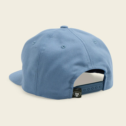 Unstructured Snapback Hats: El Monito Surfs Snapback: Blue