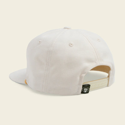Unstructured Snapback Hats: El Sol Snapback: White