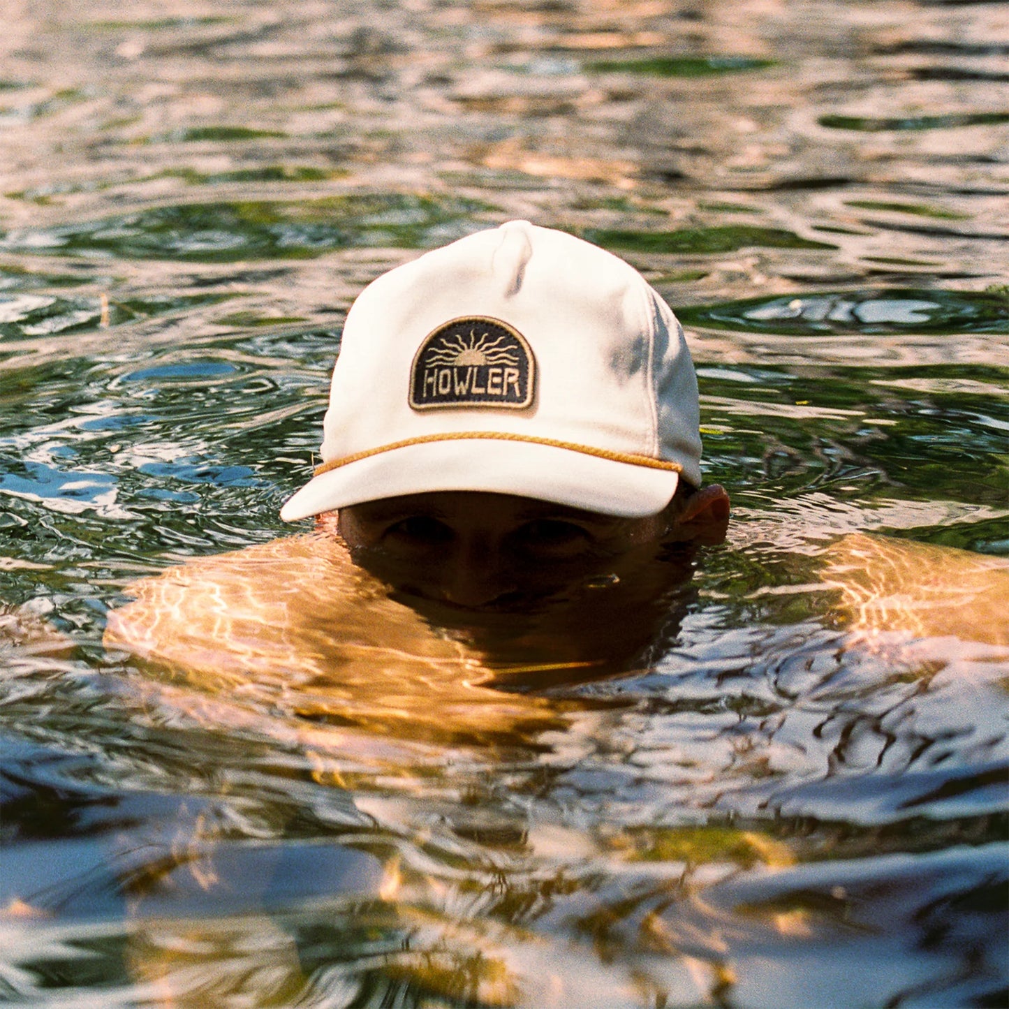 Unstructured Snapback Hats: El Sol Snapback: White