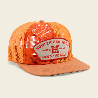 Unstructured Snapback Hats: Feedstore: Multi Orange