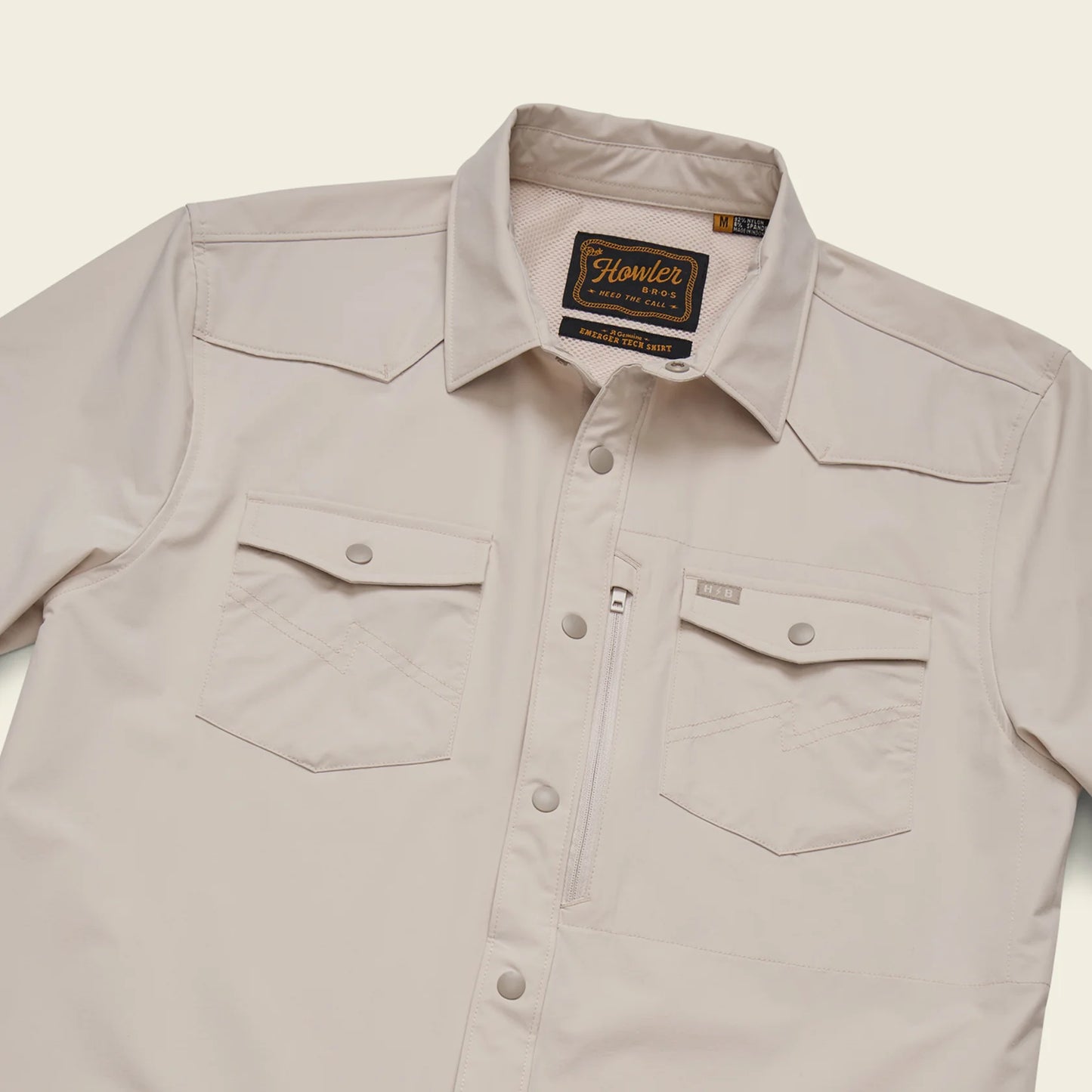 Emerger Tech Longsleeve : Chalk