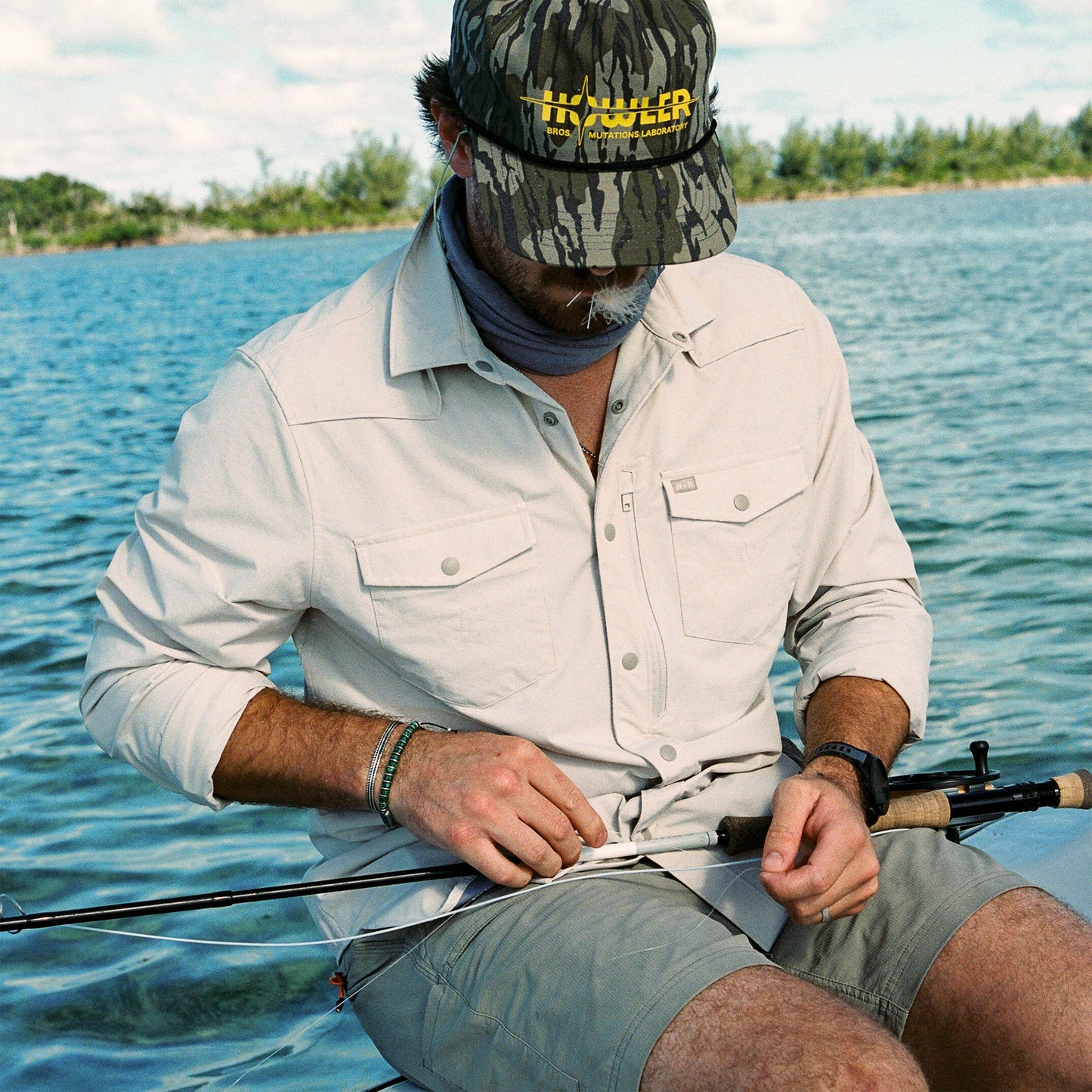 Emerger Tech Longsleeve : Chalk