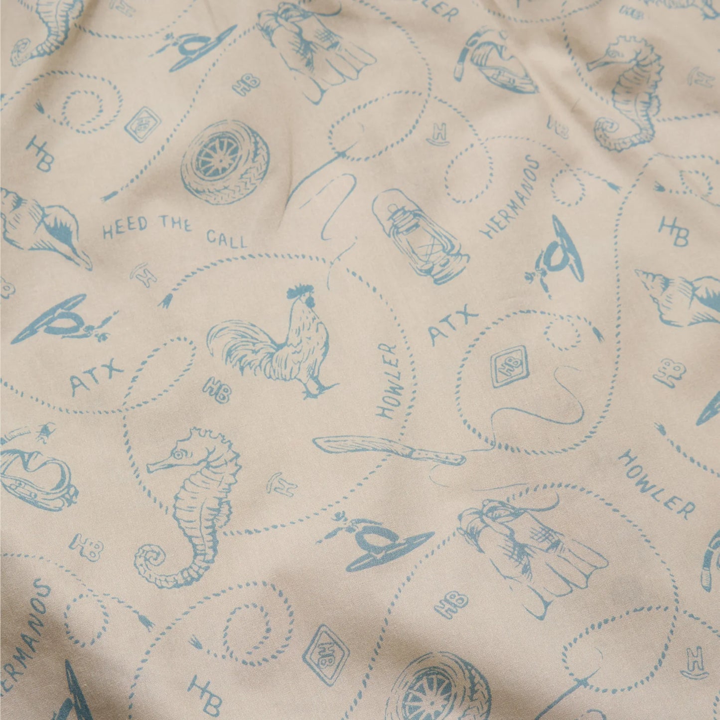 H Bar B Snapshirt: Sea Rodeo: Sand