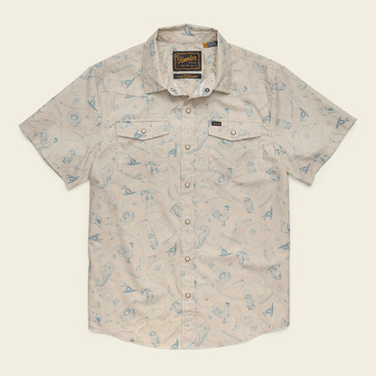 H Bar B Snapshirt: Sea Rodeo: Sand
