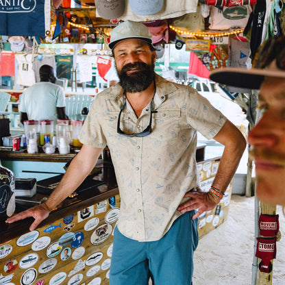 H Bar B Snapshirt: Sea Rodeo: Sand