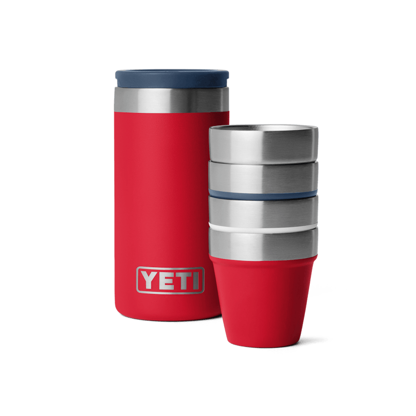 YETI Shot Glasses  WITH CARRYING CASE