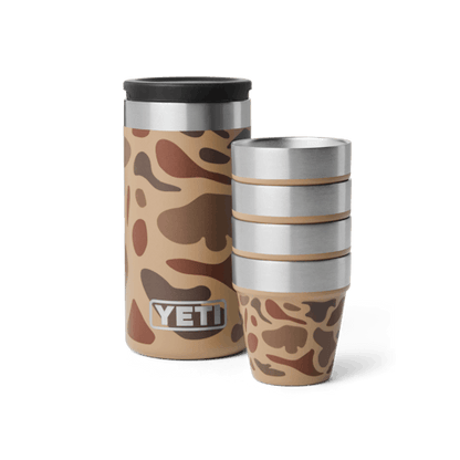 YETI Shot Glasses  WITH CARRYING CASE