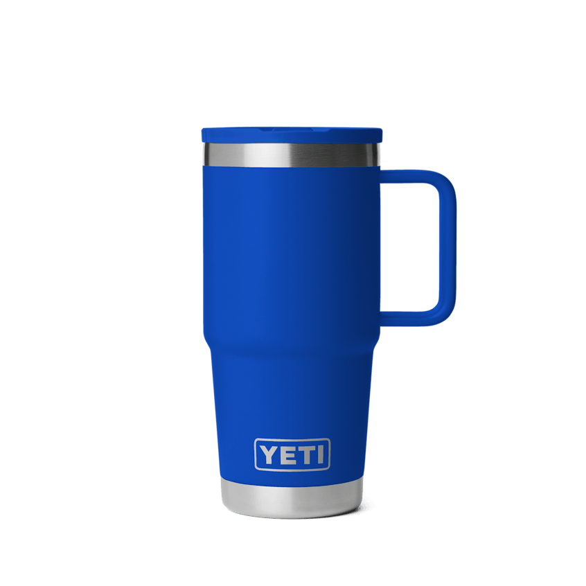 RAMBLER® 20 OZ TRAVEL STRAW MUG WITH COLOR-MATCHED STRAW LID