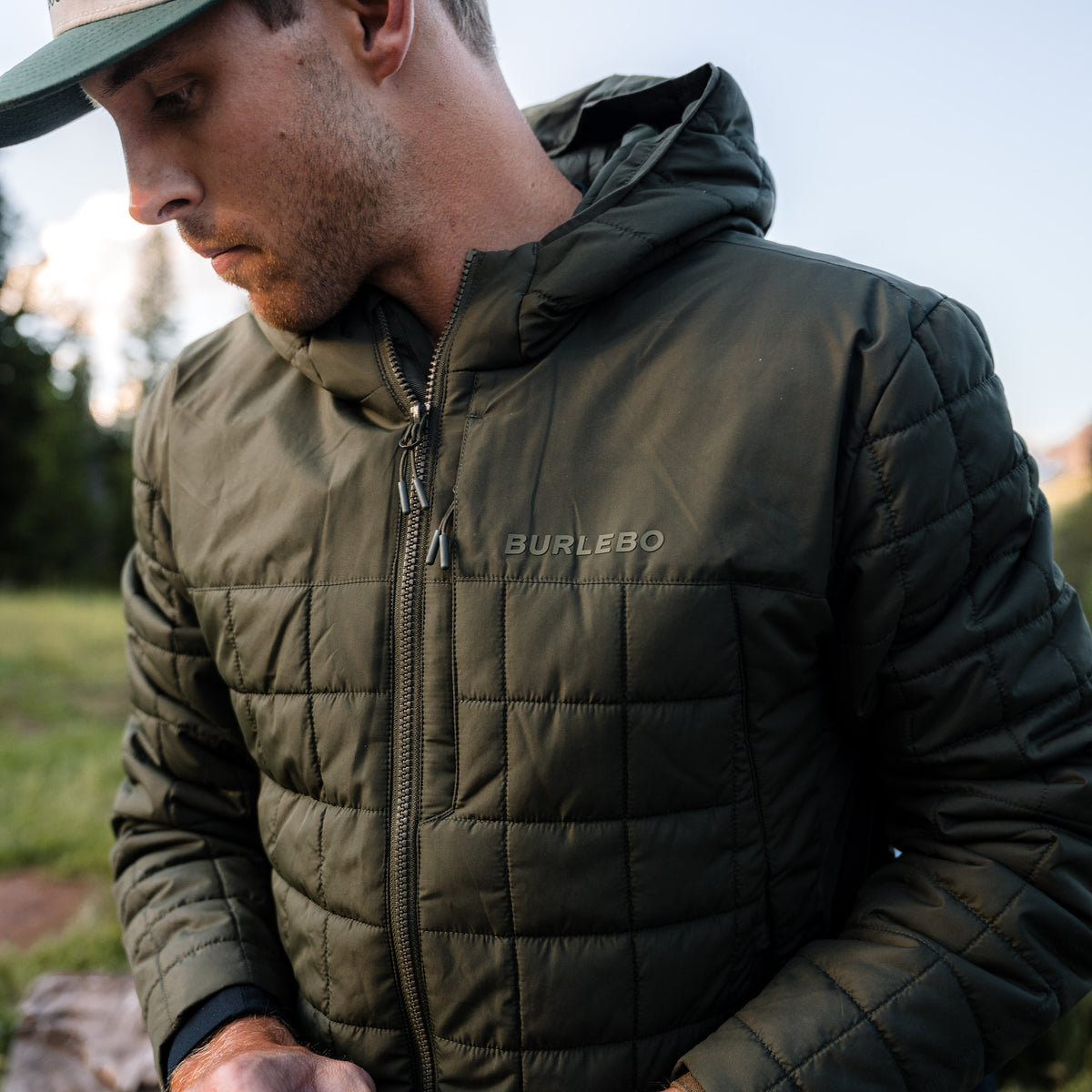 Puffer Jacket - Mallard Green