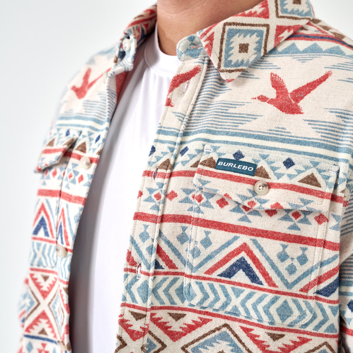 Vintage Heavyweight Flannel - Flying Duck Aztec