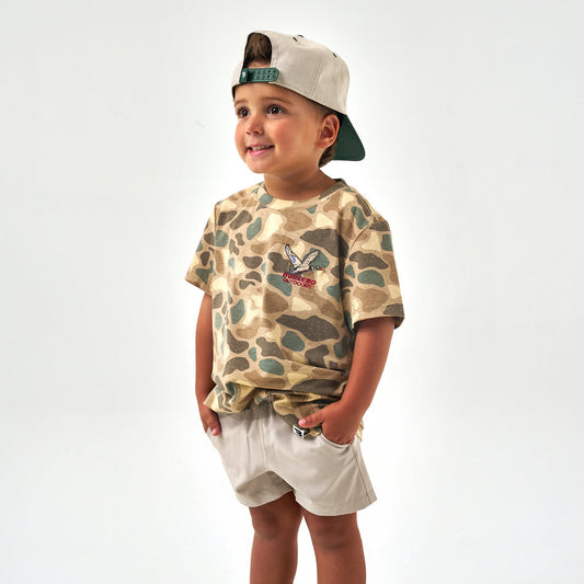 Youth Tee-Short Sleeve Tee- Pintail Camo