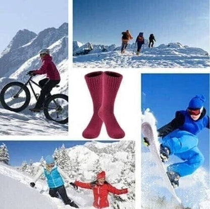 6 Pairs Men Merino Lambs Wool Socks Winter Heavy Duty Thermal Boots Size 9-11 10-13: Multicolor / 6 PAIRS / 9-11