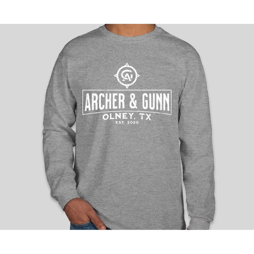Archer & Gunn rustic heather gray Long sleeve Tee