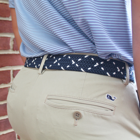 The Vail Woven Elastic Stretch Belt: Large
