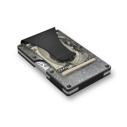 Grid Wallet // Forged Carbon: Carbon / Carbon / 3.38"L x 2.12"W x 0.23"H