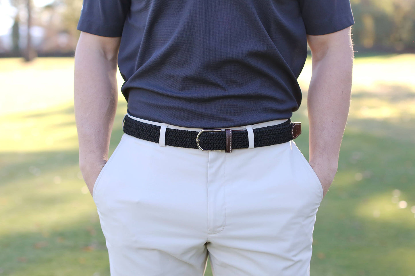 The Bethpage Woven Stretch Belt: Medium