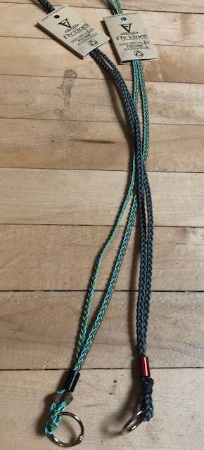 Flyvines Original Recycled Fly Line Braided Lanyard: Mix of colors