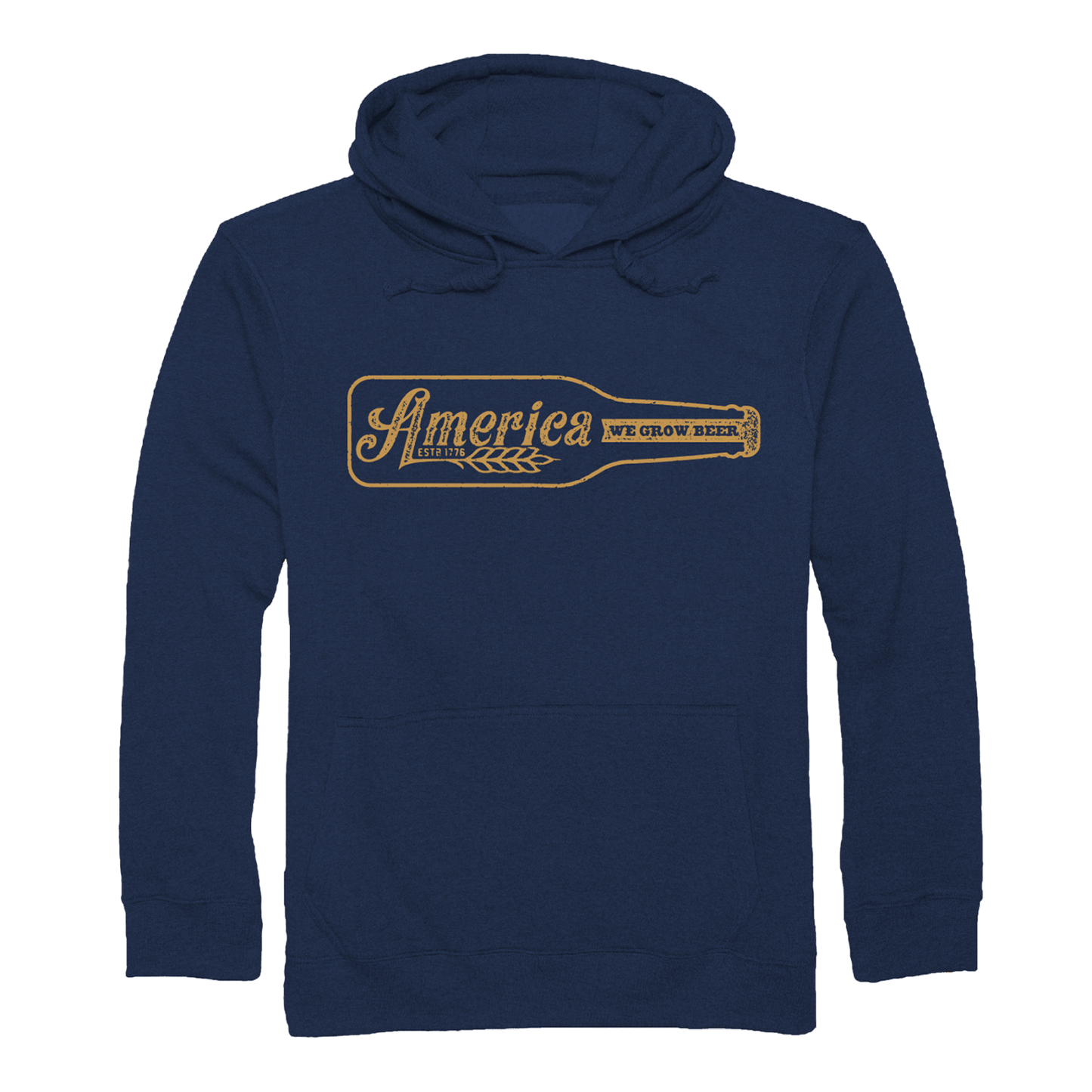 Longneck Pullover: Heather Navy / LG