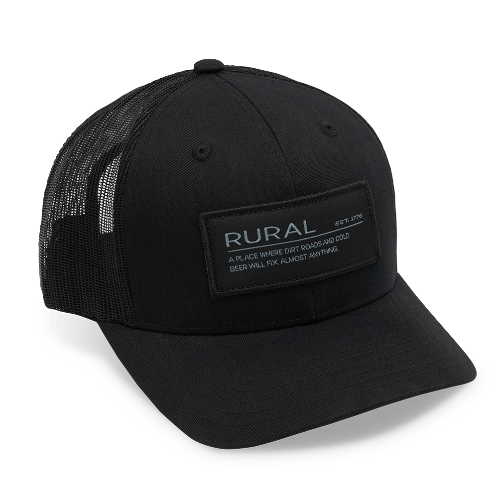 Rural Def Hat: Black