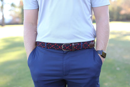 The Harbortown Woven Stretch Belt: Large