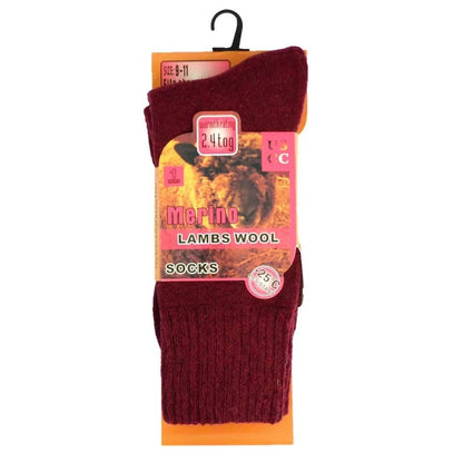 6 Pairs Men Merino Lambs Wool Socks Winter Heavy Duty Thermal Boots Size 9-11 10-13: Multicolor / 6 PAIRS / 9-11