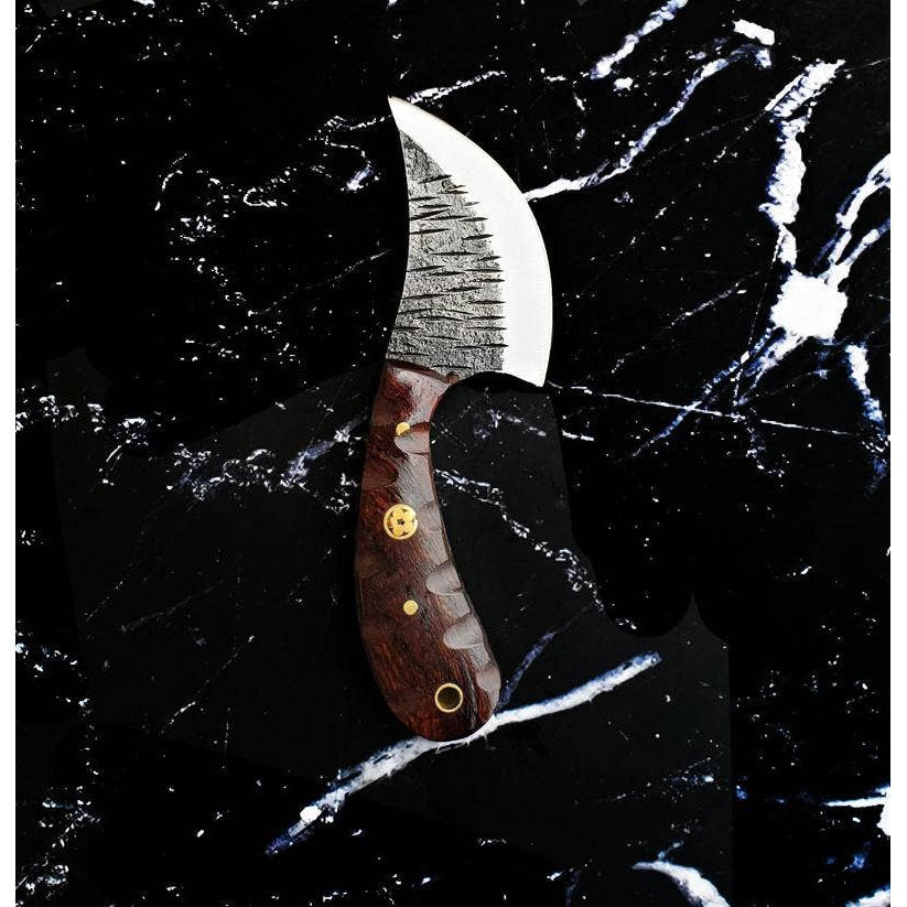 Titan Brisk skin- Custom/ Hand forged/ Ulu inspired blade/ EDC