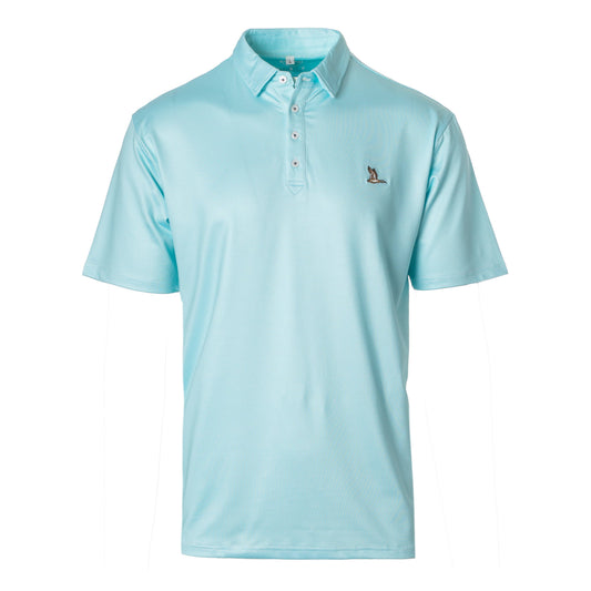 Roost Mallard Polo (RW-144): Aqua/White / 2XL