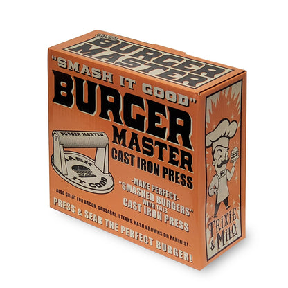 Burger Master Cast Iron Grill Press