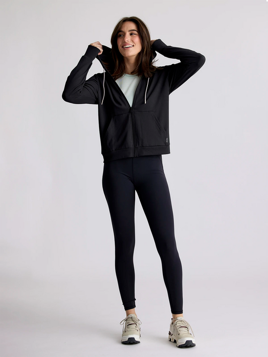Women's Bamboo Lightweight Fleece Zip Hoodie (Made of Viscose from Bamboo)