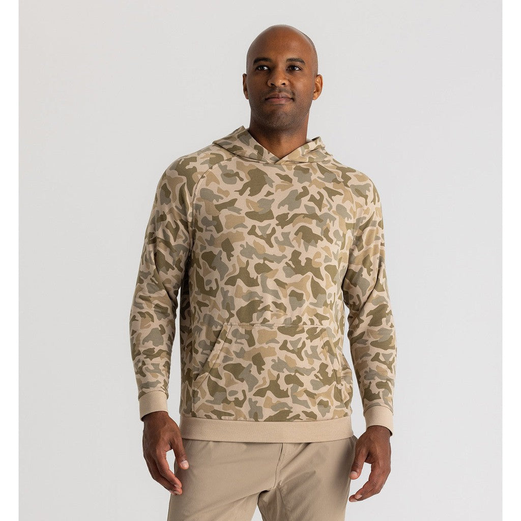 Men's Bamboo Lightweight Fleece Hoody - Barrier Island Camo