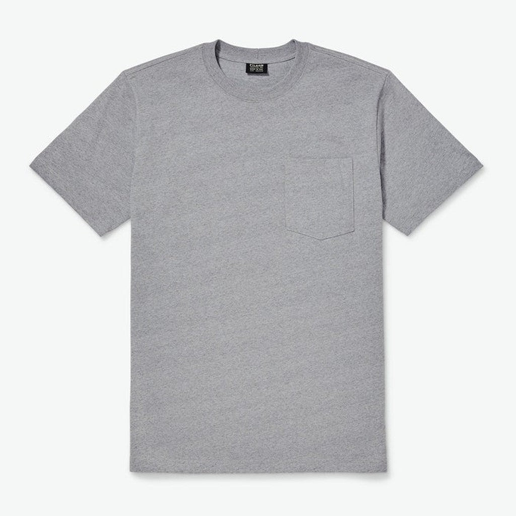 S S Outfitter Solid One Pocket T Shirt - Grey Heather