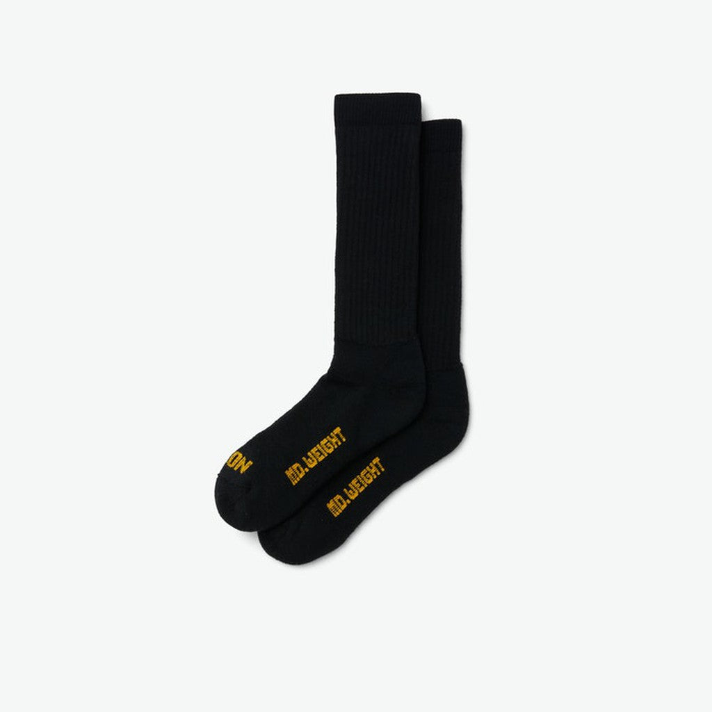 Mid Weight traditional crew sock - Black