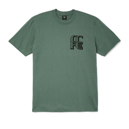 PIONEER GRAPHIC T-SHIRT - Balsam Green