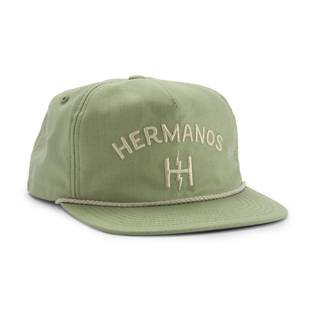 Unstructured Snapback Hats - Hermanos : Light Green