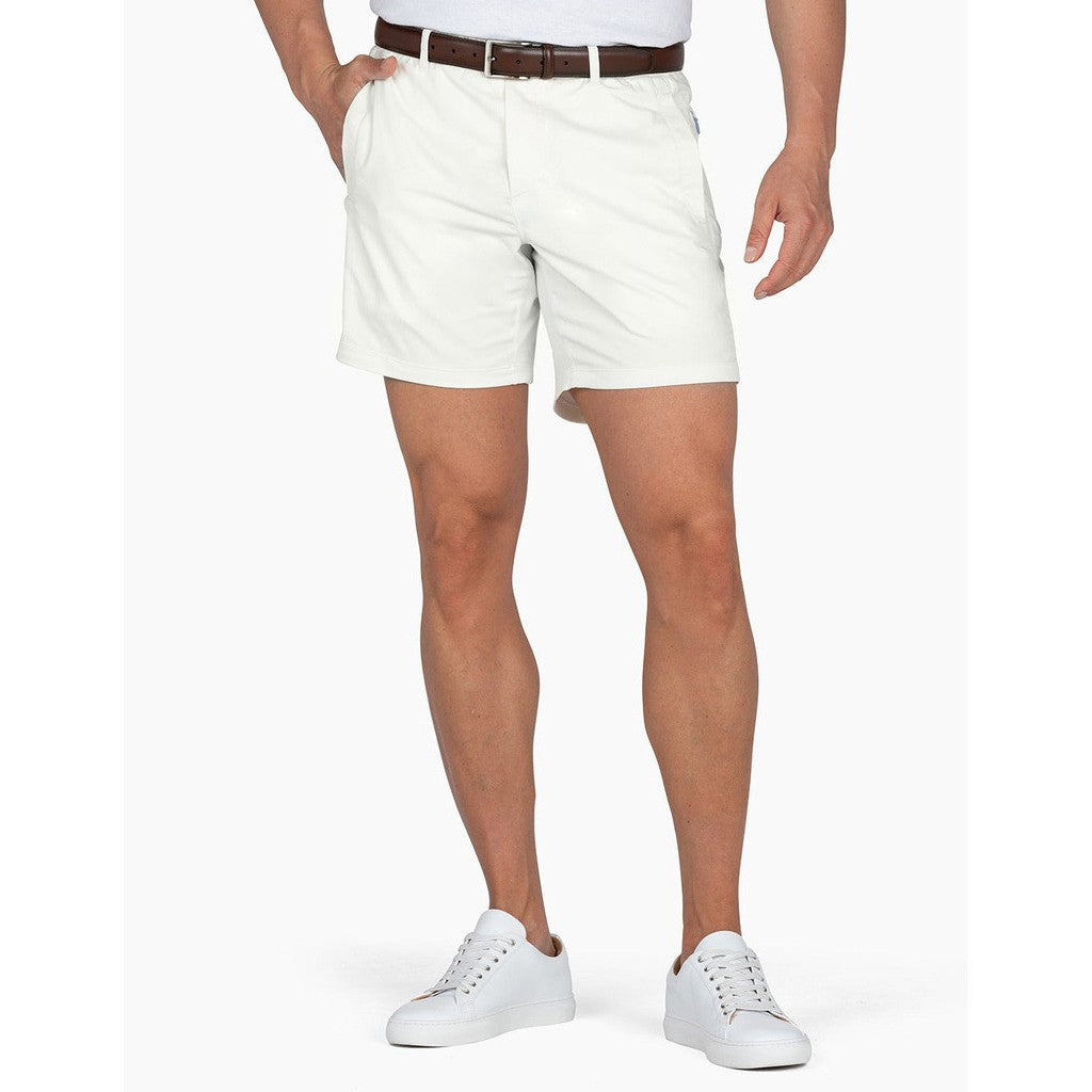 Khaki Shorts - Stone White