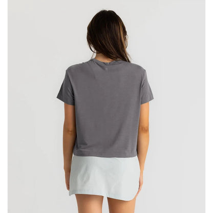 Women's Elevate Lightweight Tee - Smoke