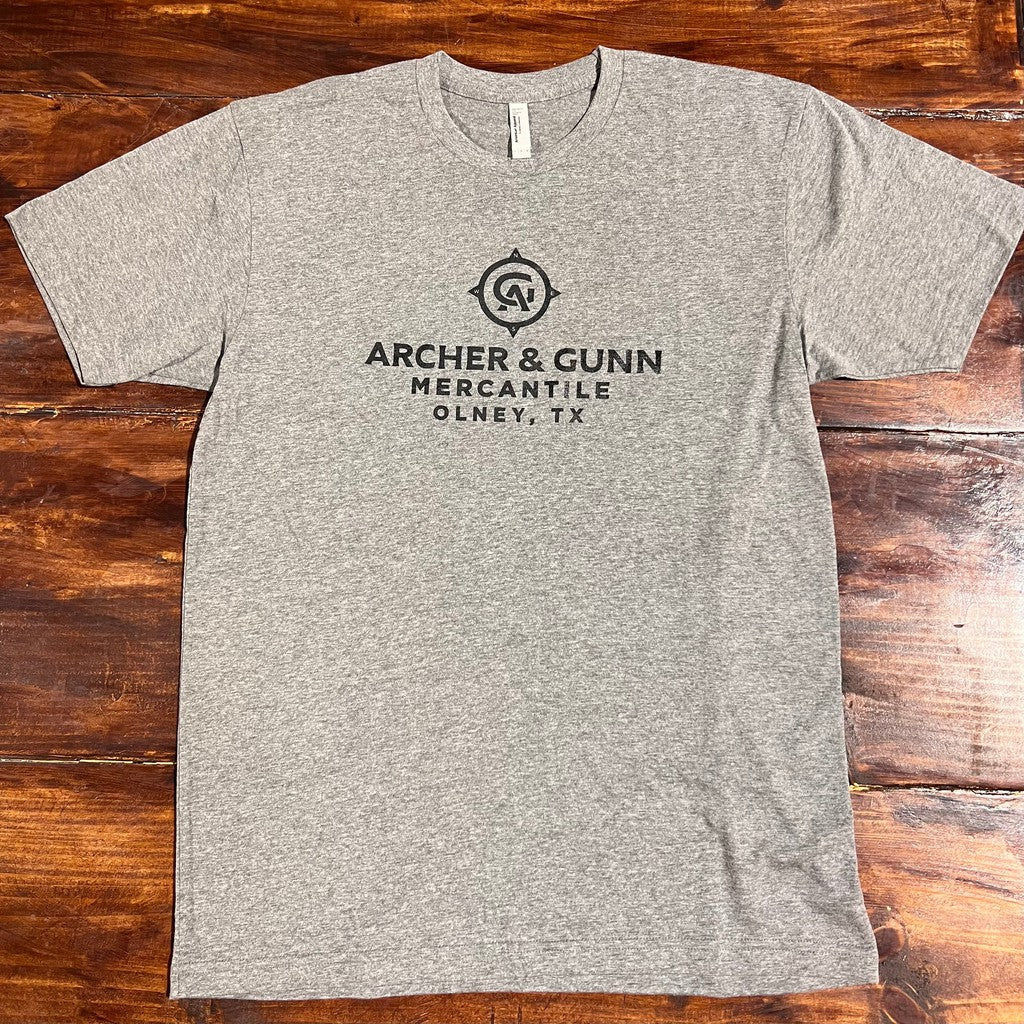 Archer & Gunn Mercantile SS Tee - Heather Grey