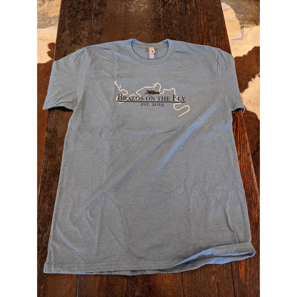 Brazos on the Fly Tee - Blue