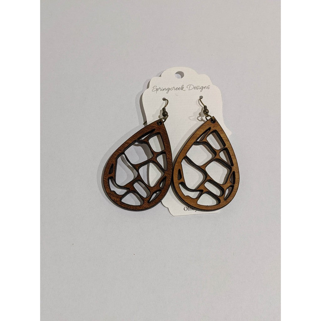 Springcreek Design Earrings by Laci Tate - Cracked Stone
