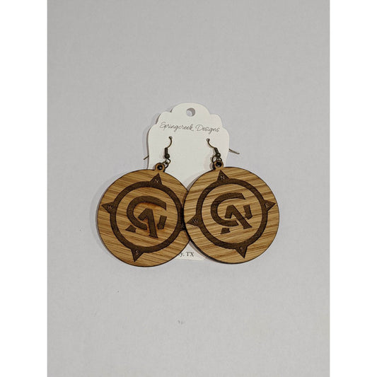 Springcreek Design Earrings by Laci Tate - Archer and Gunn Logo single sided
