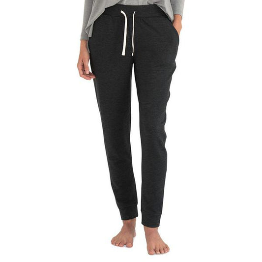 Women's Bamboo Fleece Jogger - Heather Black